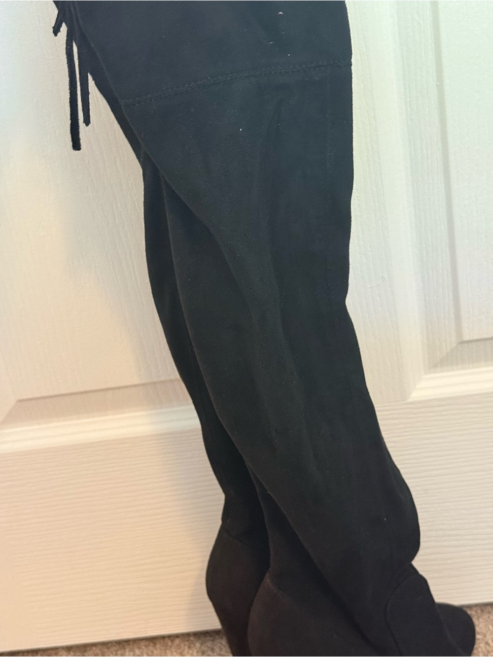 Thigh high black Women's Boots